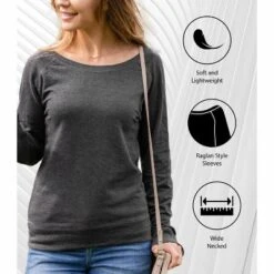 Women's - Disney - Mickey And Friends Christmas Lightweight French Terry Wide Neck Long Sleeve Graphic Shirt -Target Sale Shop GUEST 012b2459 70e4 44d7 b8c0 7ae11d3f552f 1