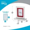 BIRDROCK HOME 4 Pack Photo Frame Stocking Holders