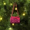 2.5" Christmas Resin Handbag Ornament Hot Pink - Wondershop™