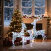 LuxenHome 3-Piece Multi-Color Snowflake Deer Family Outdoor Holiday Decoration With 460 Lights -Target Sale Shop GUEST 086c2b69 5f84 4e97 a477 e3e535ff2b1b