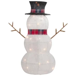 Northlight Lighted Tinsel Snowmen Family Christmas Yard Decorations - Clear Lights - Set Of 2 -Target Sale Shop GUEST 0cfef3c2 5d92 4fa0 af15 045e282e681e