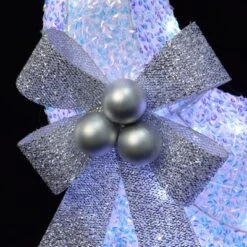 LuxenHome 2-Piece White Reindeer And Sleigh With Silver Bow And Ornaments Outdoor Holiday Decoration With Lights White, Multi, Silver, Brown -Target Sale Shop GUEST 0dc5a2d5 269b 4490 9fcb 44b85eee0081