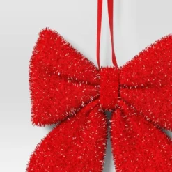 6.5" Christmas Tinsel Bow Ornament Red - Wondershop™ -Target Sale Shop GUEST 0e3ebee8 c063 4713 bf0b e387dd2cd506
