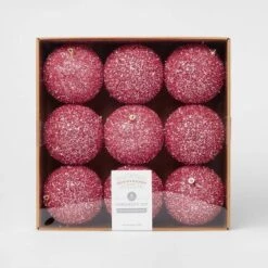 9pc Tinsel Ball Christmas Tree Ornament Set - Wondershop™ -Target Sale Shop GUEST 1041cffc e6c8 4e2c 8cdc 89b2c9d9a79a