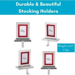 BIRDROCK HOME 4 Pack Photo Frame Stocking Holders -Target Sale Shop GUEST 11b86086 020c 4545 956d a1e9862d1b41