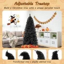 Costway 6/7 FT Artificial Halloween Christmas Tree With Bendable Top Section 726/1050 Branch Tips 260/340 Lights -Target Sale Shop GUEST 151b1a04 7165 4c76 b9e2 f5d83b22b386