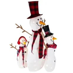 Northlight Lighted Tinsel Snowmen Family Christmas Outdoor Decorations - Clear Lights - Set Of 3 -Target Sale Shop GUEST 17961738 cc58 4ab2 a50c d8d17af215cc