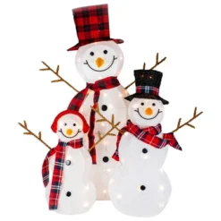 Northlight Lighted Tinsel Snowmen Family Christmas Outdoor Decorations - Clear Lights - Set Of 3 -Target Sale Shop GUEST 1822e551 f1c5 4f79 a8aa 66a32d1f56bf