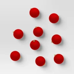 9ct 80mm Christmas Flocked Ball Ornament Set - Wondershop™ -Target Sale Shop GUEST 19ceb34d 1310 457d a3c8 e57ee30c9eca