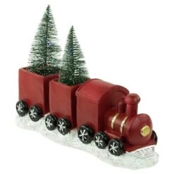 Northlight LED Lighted Frosted Trees In Train Christmas Decoration - 12" - Red And Gold -Target Sale Shop GUEST 1bc2e6c0 1221 4469 9e4b 682b4257568c