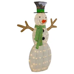 Northlight 43" LED Lighted Snowman With Top Hat And Green Scarf Outdoor Christmas Decoration 8 Northlight 43" LED Lighted Snowman With Top Hat And Green Scarf Outdoor Christmas Decoration -Target Sale Shop GUEST 1d51cccc 24d5 430b adf2 4331170e472d