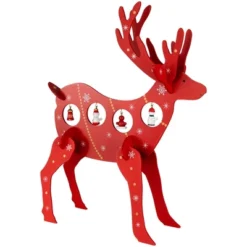 Northlight Reindeer Cut-Out Ornament Holder Christmas Decoration - 13.25" - Red And White -Target Sale Shop GUEST 1dd9e37f b9a9 4b3c 8f52 7197ed85180b