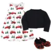 Hudson Baby Infant Girl Cotton Dress, Cardigan And Shoe 3pc Layette Set, Christmas Tree -Target Sale Shop GUEST 1de79fd6 265f 4164 a981 d4cdcfbe3f10