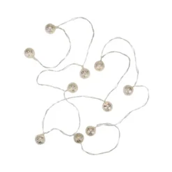 Northlight Battery Operated Metal Ball Christmas Lights - Warm White LED - 6.25' Clear Wire - 10ct -Target Sale Shop GUEST 1e573320 b7a9 4772 960c 7f59d94f5e4c