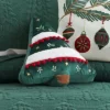 O Christmas Tree Green Shaped Christmas Tree Pillow - Levtex Home