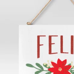 Reversible 'Felices Fiestas' To 'Feliz Navidad' Wood Christmas Wall Décor Dark Red/White - Wondershop™ -Target Sale Shop GUEST 2baec5c8 bbca 433d a3d5 c2aad47976f8