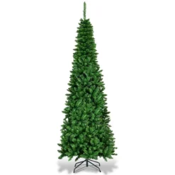 Costway 6.5ft Pre-Lit Hinged Pencil Christmas Tree 250 White Lights 10 Costway 6.5ft Pre-Lit Hinged Pencil Christmas Tree 250 White Lights -Target Sale Shop GUEST 2e3a6d24 ca59 44f8 8d80 afbd0df86109