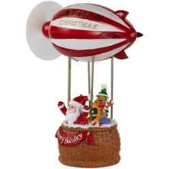 Northlight Musical And Animated Blimp And Santa Christmas Decoration - 8.5" - Red And White -Target Sale Shop GUEST 2fac62a4 261d 4bbc 9bb0 53ab016da8b7