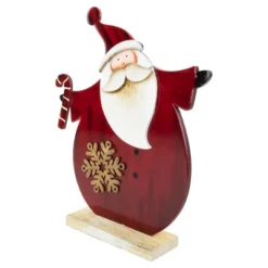 Northlight Santa With Candy Cane And Snowflake Wooden Christmas Decoration - 12" -Target Sale Shop GUEST 31a0804b e304 43a1 8da9 9556bc0ad07d