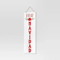 Reversible 'Felices Fiestas' To 'Feliz Navidad' Wood Christmas Wall Décor Dark Red/White - Wondershop™ -Target Sale Shop GUEST 33791dec 1c6c 4ffc a2c9 8bb46795097a