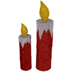 Northlight LED Lighted Candles Outdoor Christmas Decorations - 22.75" - Red - Set Of 2 -Target Sale Shop GUEST 398cd9dc 5496 4036 ab9a 24414a68a580