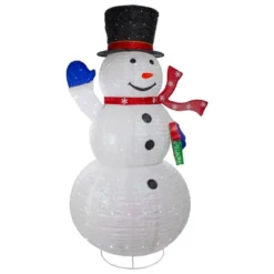 Northlight LED Lighted Iridescent Twinkling Snowman Outdoor Christmas Decoration - 71" -Target Sale Shop GUEST 3cc5fbf7 2d22 472b 8783 2029ee20d761