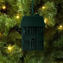 Christmas Metal Green House Ornament - Wondershop™