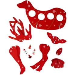 Northlight Reindeer Cut-Out Ornament Holder Christmas Decoration - 13.25" - Red And White -Target Sale Shop GUEST 43f3543e e571 4970 b66f c3958881faf2