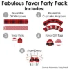 Big Dot Of Happiness Jolly Santa Claus - Christmas Party Favors And Cupcake Kit - Fabulous Favor Party Pack - 100 Pieces