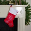 Northlight 19" Red And White Felt Christmas Stocking With Glitter Snowflakes And Gemstones -Target Sale Shop GUEST 4637b49a b9b0 4e09 a1bb 3e5b5b61b3d7