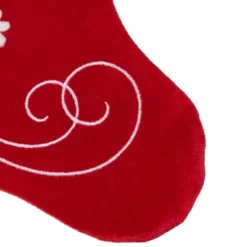 Northlight 20.5-Inch Red And White Velvet With White Snowflake Christmas Stocking -Target Sale Shop GUEST 478d92d3 42b6 4fb8 b449 f2eb70a61cd7