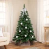 Northlight Two-Tone Spruce Pine Glitter Tip Medium Artificial Christmas Tree - 6' - Unlit