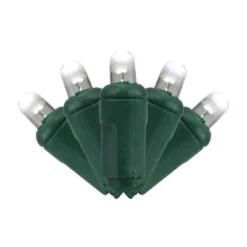 Celebrations Platinum LED Mini Pure White 50 Ct String Christmas Lights 25 Ft.