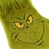 WondaPop How The Grinch Stole Christmas Grinch Furry Face 20" Applique Christmas Stocking