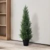 DR.Planzen 3-5FT Artificial Cedar Tree Indoor/Outdoor UV Protection Pre Potted Fake Tree For Decor, Perfect Housewarming Gift 1Pack