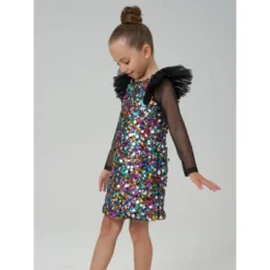 2Bunnies Girls Christmas New Year's Ombre Sequin Ruffled Long Sleeve Dress -Target Sale Shop GUEST 59a3a928 a7bf 43be b44e 63e15164969a