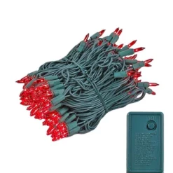 Novelty Lights 46.5 Feet 140 Light Incandescent Chasing Christmas String, 16 Function Controller On Green Wire, UL Listed -Target Sale Shop GUEST 63a4d235 53ad 4804 8957 0f5291d1a05d