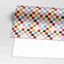 30” 25 Sq Ft Christmas Roll Wrap Multi-Colored Check - Wondershop™ -Target Sale Shop GUEST 63b80078 7887 4b5e 9fca 5d8e3a1b21f3