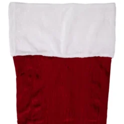 Northlight 50" Red And White Jumbo Velveteen Christmas Stocking -Target Sale Shop GUEST 6cec98a8 d0dc 4e9c 9ddb da59dd47377d