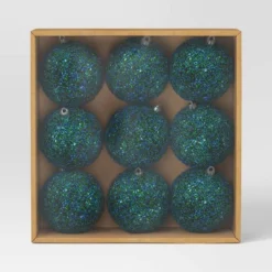 9ct Christmas Tinsel Ball Ornament Set Blue Green - Wondershop™ -Target Sale Shop GUEST 74330f6f eaf4 4a97 a0cb 4e53ed0f0106