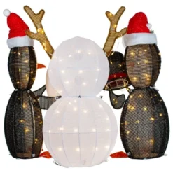 Northlight LED Lighted Penguins Building Snowman Outdoor Christmas Decoration - 35" - Set Of 3 -Target Sale Shop GUEST 7a03f7a1 0167 471d 99db 6bba7771489c