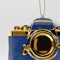 Christmas Blue Glass Camera Ornament - Wondershop™ -Target Sale Shop GUEST 7e568000 c596 40eb bee3 9f40c2d9f2da