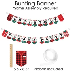 Big Dot Of Happiness Christmas Pajamas - Banner And Photo Booth Decorations - Holiday Plaid PJ Party Supplies Kit - Doterrific Bundle -Target Sale Shop GUEST 7eaf4086 4f05 4f60 8f7b 45633dbcff56