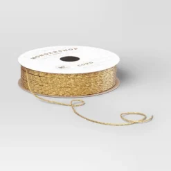 90' Christmas Fabric Ribbon Gold Cord - Wondershop™ -Target Sale Shop GUEST 7f99f031 4d34 4e20 9b91 1b1daa56bfb1