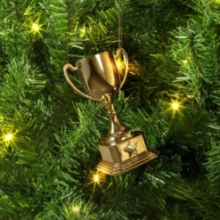 Christmas Gold Resin Trophy Ornament - Wondershop™