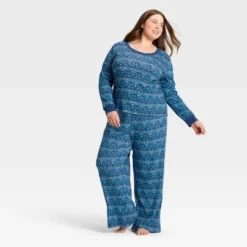 Women's Hanukkah Ribbed Long Sleeve Shirt And Pants Holiday Matching Family Pajama Set - Wondershop™ Blue -Target Sale Shop GUEST 886cfb8e db5e 4b53 8536 6866ae6b2f5a