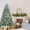 Costway 6FT Snow Flocked Artificial Christmas Tree Hinged W/928 Tips And Foldable Base -Target Sale Shop GUEST 91a7f813 c215 46c9 96c2 acfc582a41aa