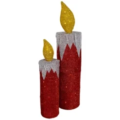 Northlight LED Lighted Candles Outdoor Christmas Decorations - 22.75" - Red - Set Of 2 -Target Sale Shop GUEST 92cf39e0 2bbd 43df b466 a4768ea1b3c0