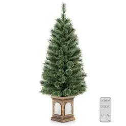 Costway 4 FT Pre-Lit Potted Christmas Tree Pine Needles 3 Dynamic Modes Remote Control 19 Costway 4 FT Pre-Lit Potted Christmas Tree Pine Needles 3 Dynamic Modes Remote Control -Target Sale Shop GUEST 94e7f54c 45e2 4785 83d7 186973932ff7