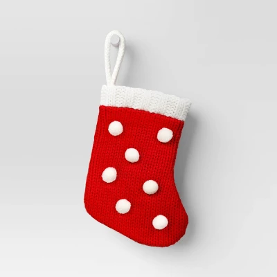 8.5" Christmas Mini Stocking - Wondershop™ 4 8.5" Christmas Mini Stocking - Wondershop™ - Image 4